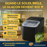 Charger l'image dans la galerie, Machine à Glaçons Électrique – Des glaçons prêts en 6 minutes, sans congélateur, sans stress !