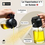 Charger l'image dans la galerie, Vaporisateur d’huile 2 en 1 en verre - Économisez l’huile au quotidien
