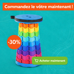 Charger l'image dans la galerie, Tabouret Pliable Portable Multicolore – Asseyez-vous Partout En Toute Simplicité
