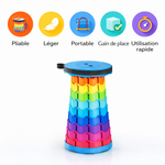 Charger l'image dans la galerie, Tabouret Pliable Portable Multicolore – Asseyez-vous Partout En Toute Simplicité
