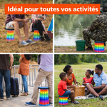 Charger l'image dans la galerie, Tabouret Pliable Portable Multicolore – Asseyez-vous Partout En Toute Simplicité
