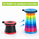 Charger l'image dans la galerie, Tabouret Pliable Portable Multicolore – Asseyez-vous Partout En Toute Simplicité
