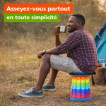 Charger l'image dans la galerie, Tabouret Pliable Portable Multicolore – Asseyez-vous Partout En Toute Simplicité
