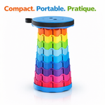 Charger l'image dans la galerie, Tabouret Pliable Portable Multicolore – Asseyez-vous Partout En Toute Simplicité
