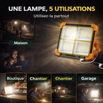 Charger l'image dans la galerie, Lampe LED Solaire Ultra Puissante – Fini les coupures, éclairez tout, partout, à tout moment
