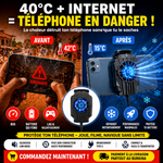 Charger l'image dans la galerie, Ventilateur Refroidisseur Universel pour Smartphone — Stoppe la Surchauffe de ton Téléphone en 10 Secondes
