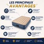 Charger l'image dans la galerie, AirComfort™😍 Le lit gonflable Premium qui change votre façon de dormir
