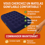 Charger l'image dans la galerie, Matelas Gonflable Ultra-Confort – Dormez où vous voulez, comme à la maison.
