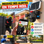 Charger l'image dans la galerie, CAMÉRA SOLAIRE 4G À 3 OBJECTIFS  SURVEILLEZ VOTRE MAISON, BOUTIQUE OU CHANTIER DIRECTEMENT DEPUIS VOTRE TÉLÉPHONE
