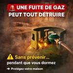 Charger l'image dans la galerie, Détendeur de gaz anti-fuites avec indicateur de pression SECURITE ABSOLU
