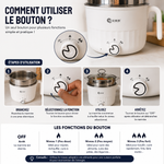 Charger l'image dans la galerie, 🍲 MARMITE ÉLECTRIQUE MULTIFONCTION
