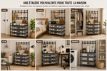 Charger l'image dans la galerie, Étagère à Chaussures Premium avec Porte-Manteau
