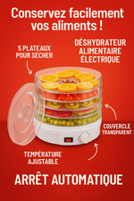 Charger l'image dans la galerie, Déshydrateur Alimentaire Électrique – Préservez Vos Aliments Naturellement !
